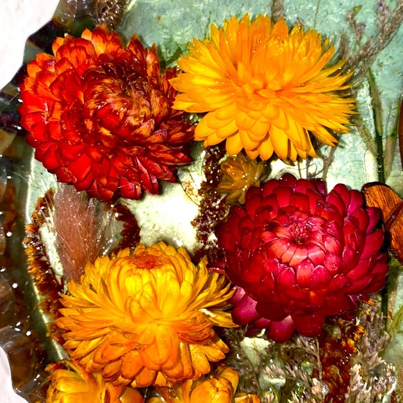 Flowers and Butterfly Wall Hanging - Picture 5 of 6